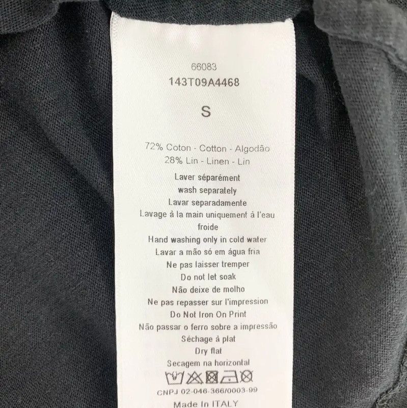 Dior Dior Black Cotton Women's T-Shirt 0089 Size S / US 4 / IT 40 - 7 Thumbnail
