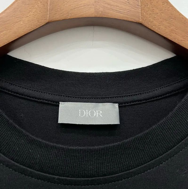 Dior Dior Women's Black T-Shirt with Logo 0089 Size S / US 4 / IT 40 - 4 Thumbnail