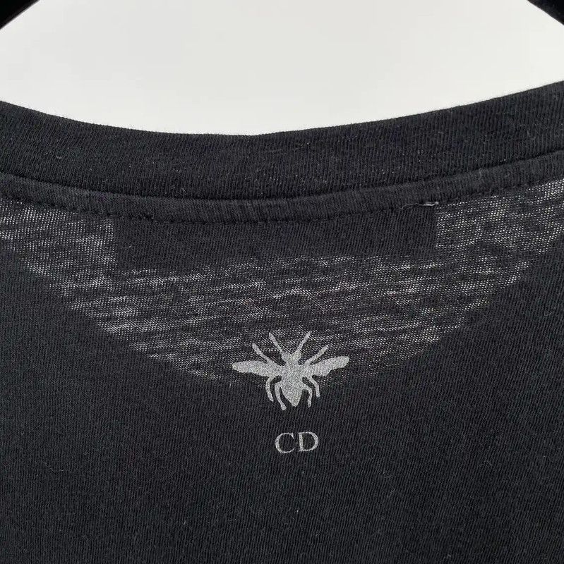 Dior Dior Summer Black Graphic Short Sleeve T-Shirt 0089 Size XS / US 0-2 / IT 36-38 - 6 Thumbnail