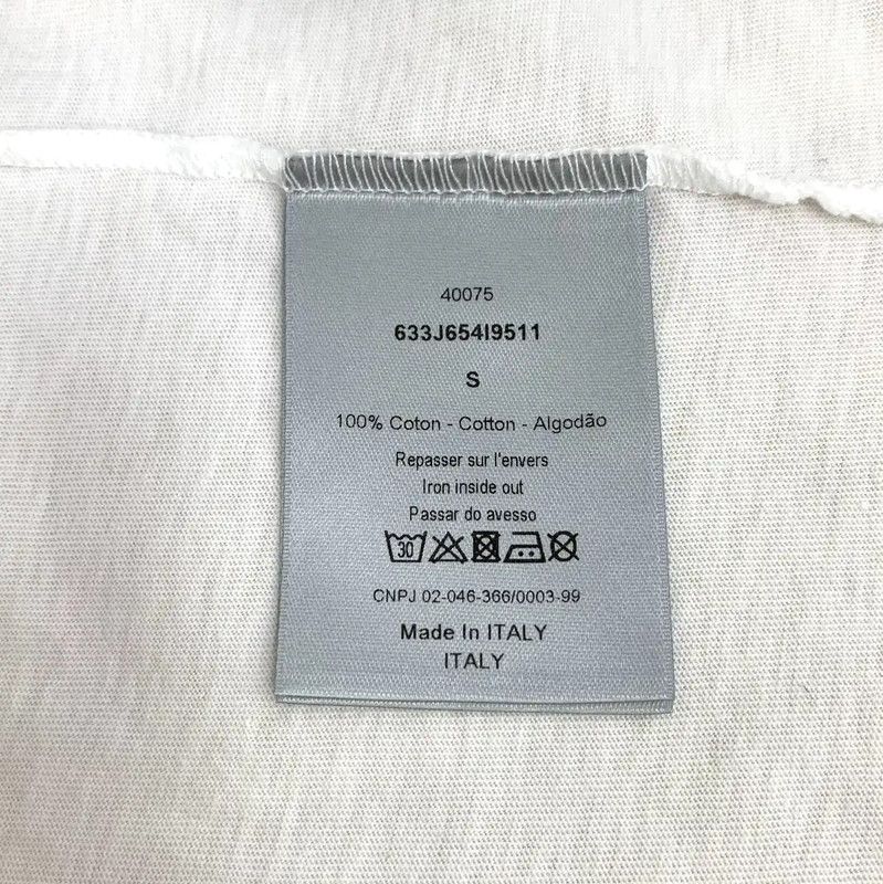 Dior Dior Colorblock Cotton Women's T-Shirt 0089 Size S / US 4 / IT 40 - 7 Thumbnail