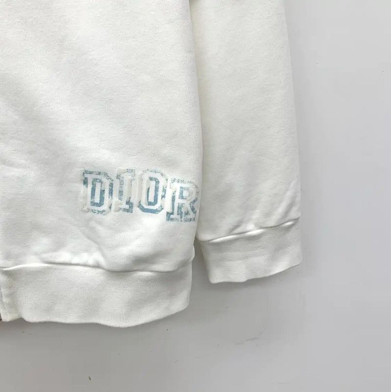 Dior Dior White Cotton Women's Jacket 0089 Size L / US 10 / IT 46 - 4 Thumbnail
