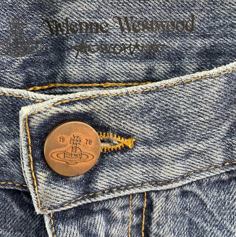 Vivienne Westwood Vivienne Westwood Blue Cotton Women's Jeans 0089 Size 24" / US 00 / IT 34 - 5 Thumbnail
