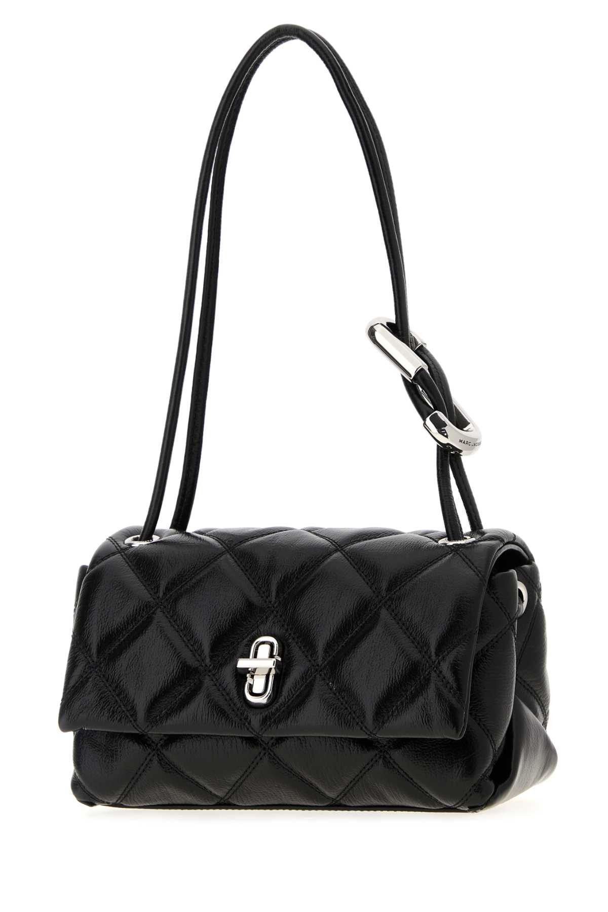 Marc Jacobs Black Leather The Quilted Mini Dual Shoulder Bag Size ONE SIZE - 2 Thumbnail