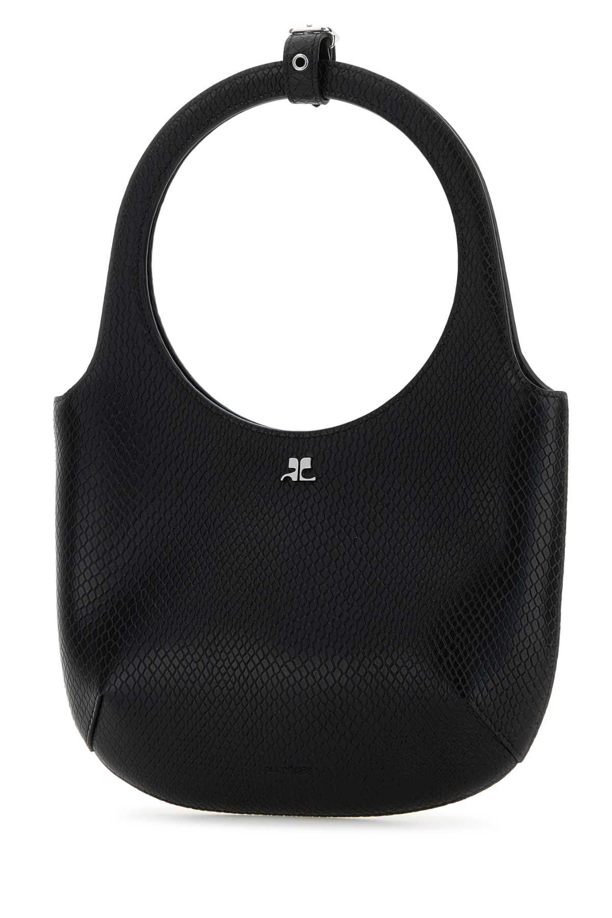 Courreges Black Leather Holy Handbag Size ONE SIZE - 2 Thumbnail