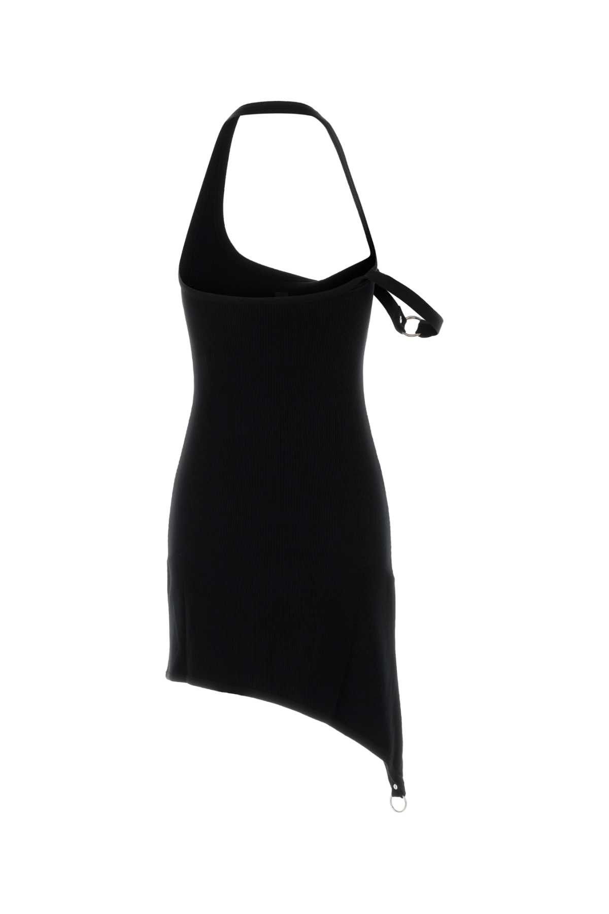 Courreges Black Viscose Blend Dress Size S / US 4 / IT 40 - 2 Thumbnail