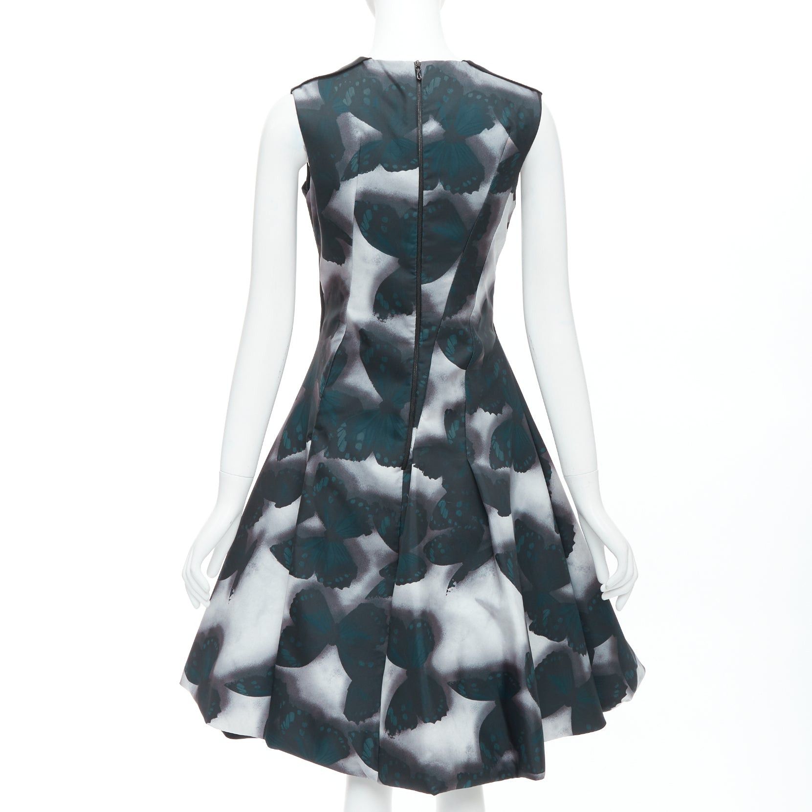 Lanvin LANVIN 2013 Runway grey butterfly panelled cocktail dress FR36 S Jeon Jihyun Size S / US 4 / IT 40 - 5 Thumbnail