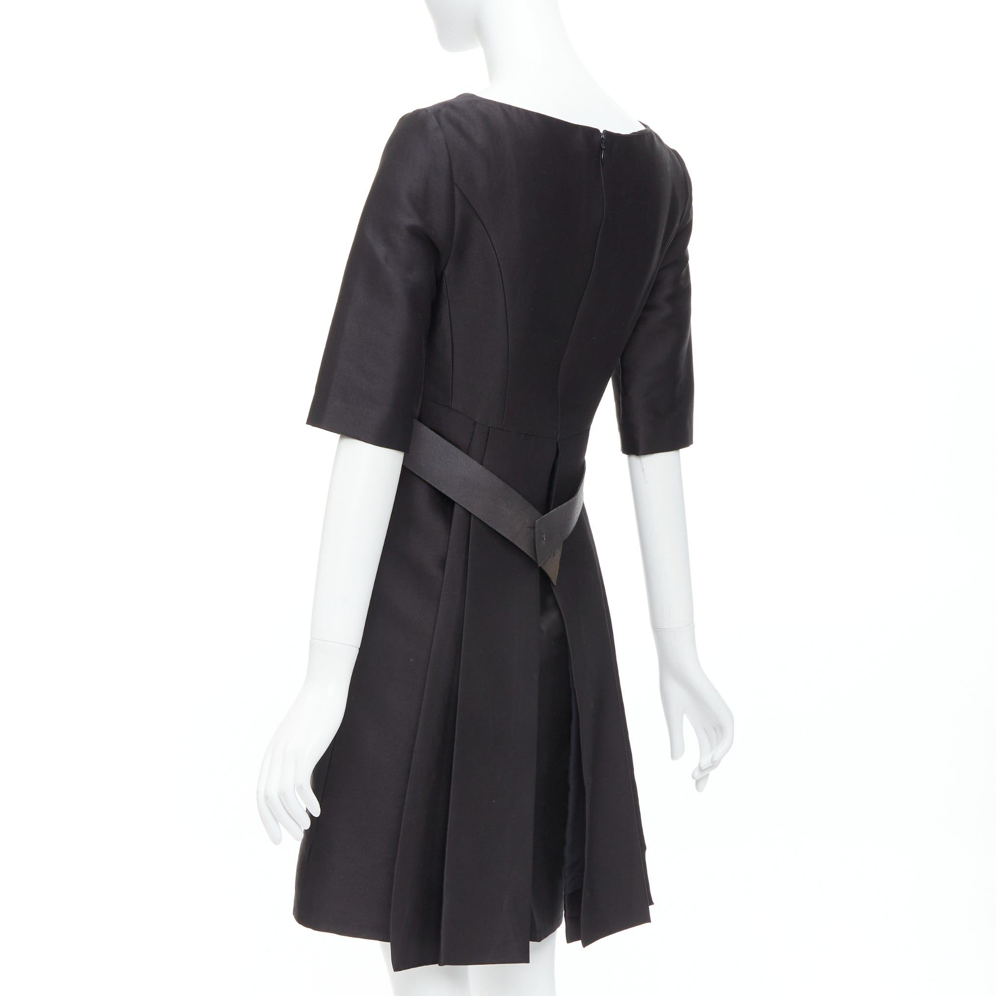 balenciaga black silk dress Balenciaga Black Silk Dress sz 4