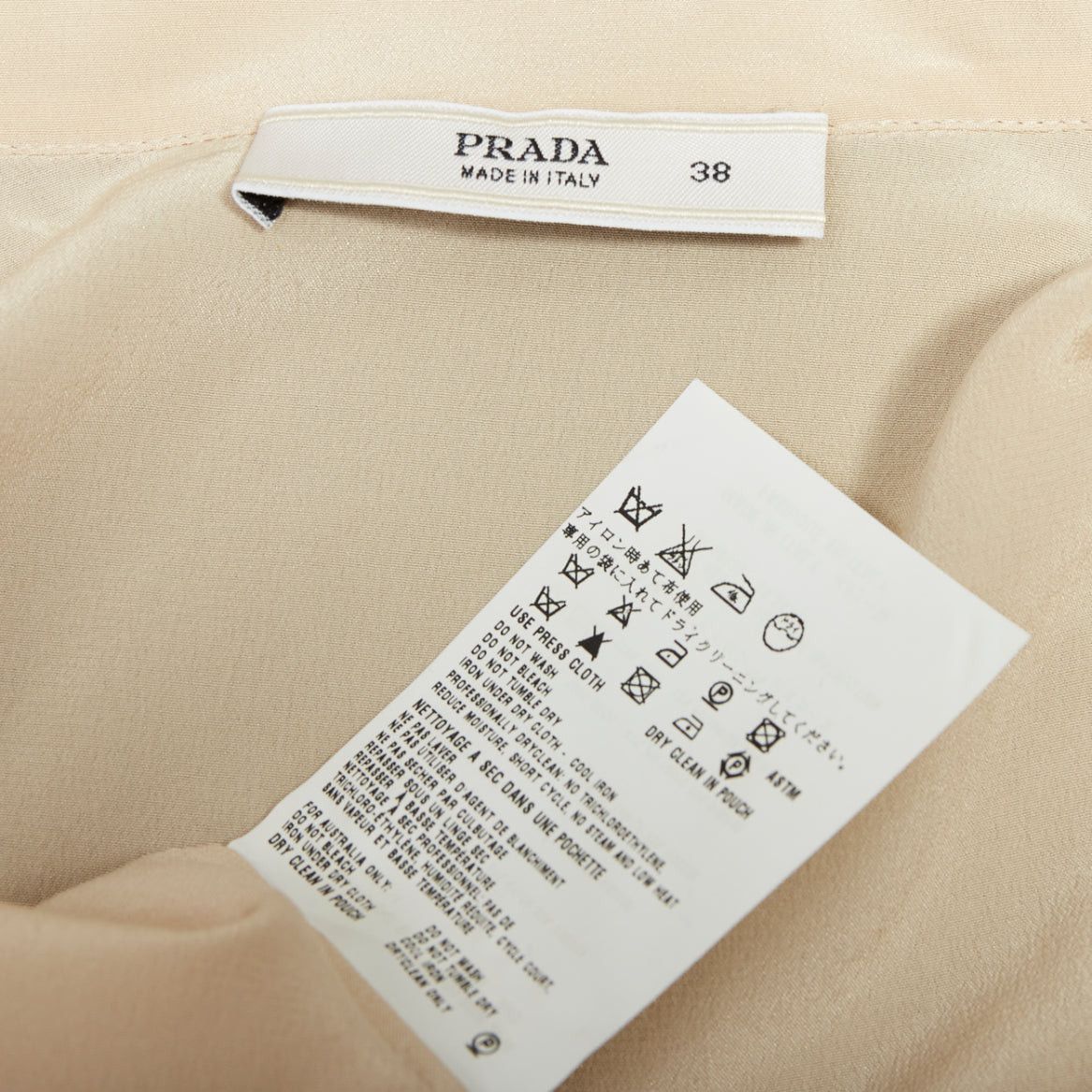 Prada PRADA 2006 Vintage 100% silk ruffle front high collar sleeveless shirt IT38 XS Size XS / US 0-2 / IT 36-38 - 8 Thumbnail