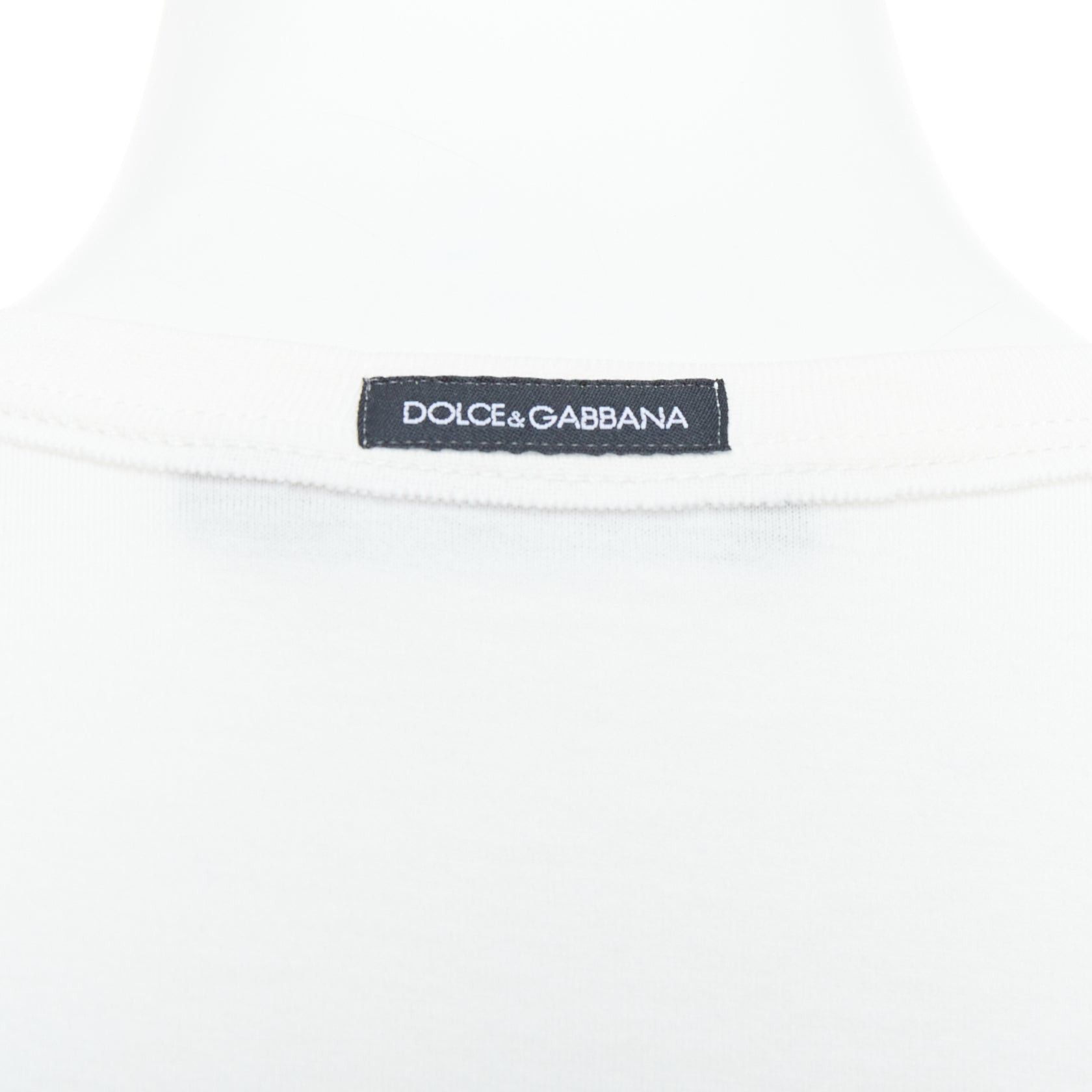Dolce & Gabbana DOLCE GABBANA black white cotton lace overlay tank top IT40 S Size S / US 4 / IT 40 - 2 Thumbnail