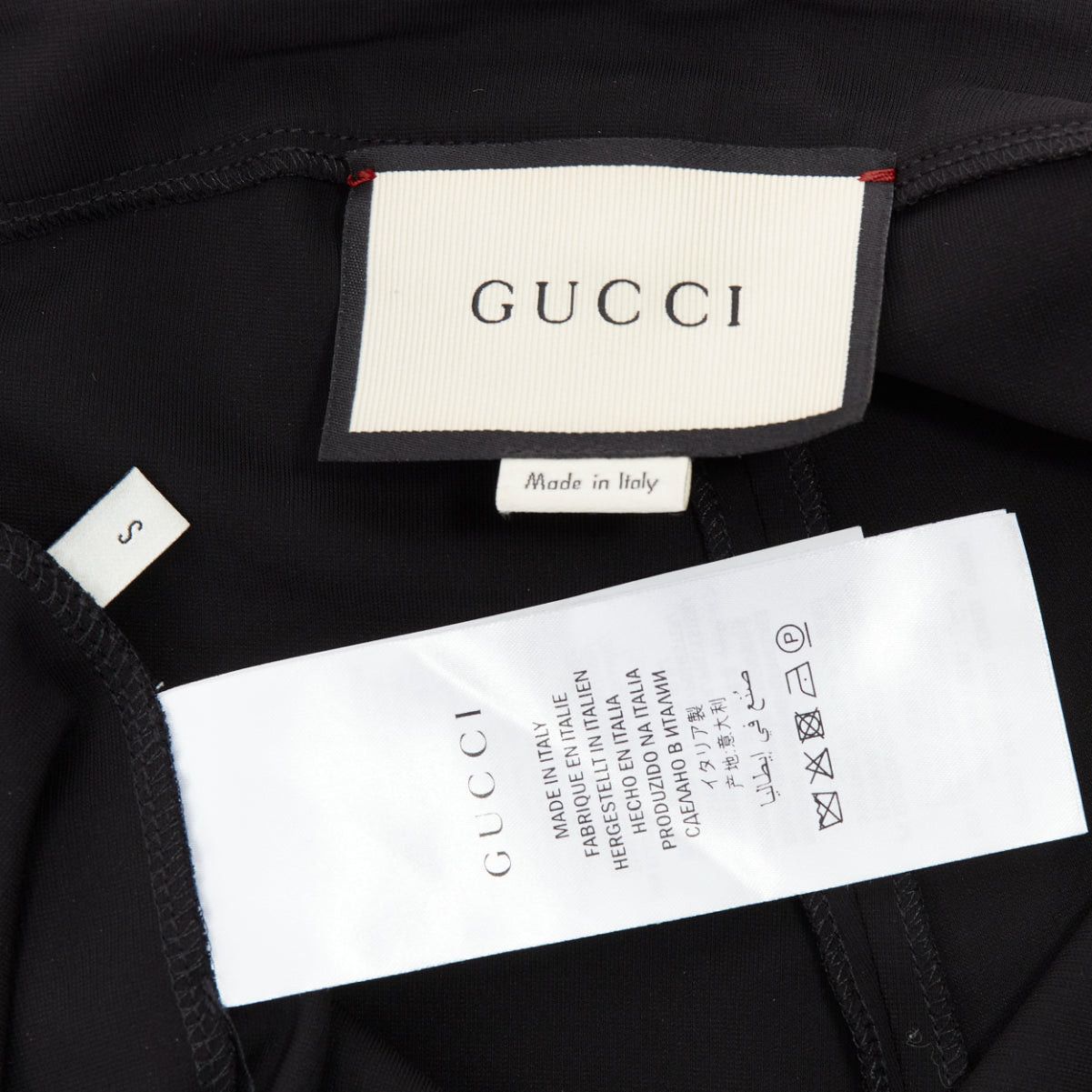 Gucci GUCCI black viscose blend red web cuff tapered pants S Size 27" / US 4 / IT 40 - 9 Thumbnail