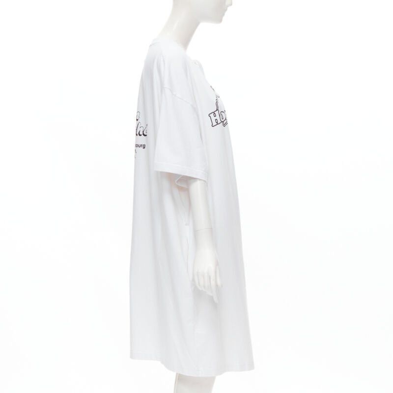 Vetements new VETEMENTS 2018 Demna white We Love Our Hometown split front sweater XS Size XS / US 0-2 / IT 36-38 - 4 Thumbnail