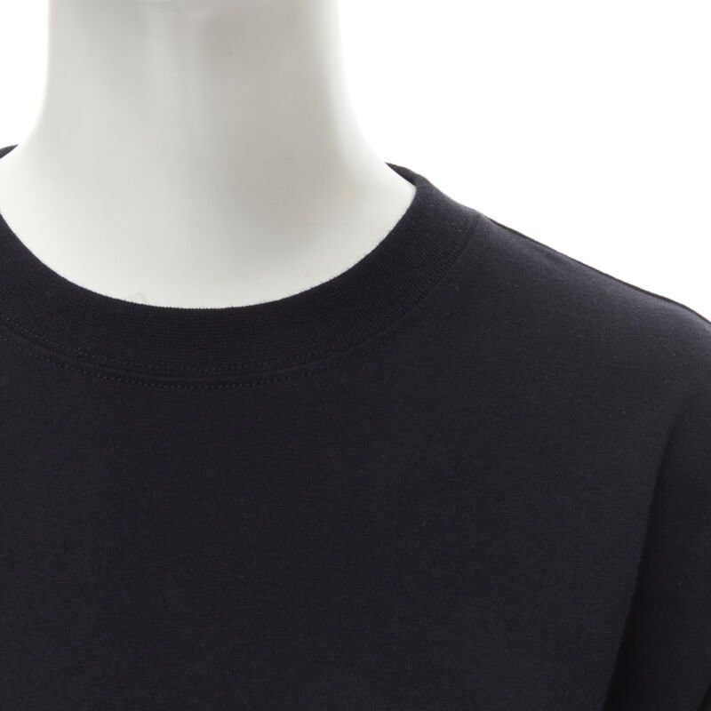 Vetements VETEMENTS Friends logo embroidered Limited Edition black cotton long tshirt XS Size XS / US 0-2 / IT 36-38 - 6 Thumbnail