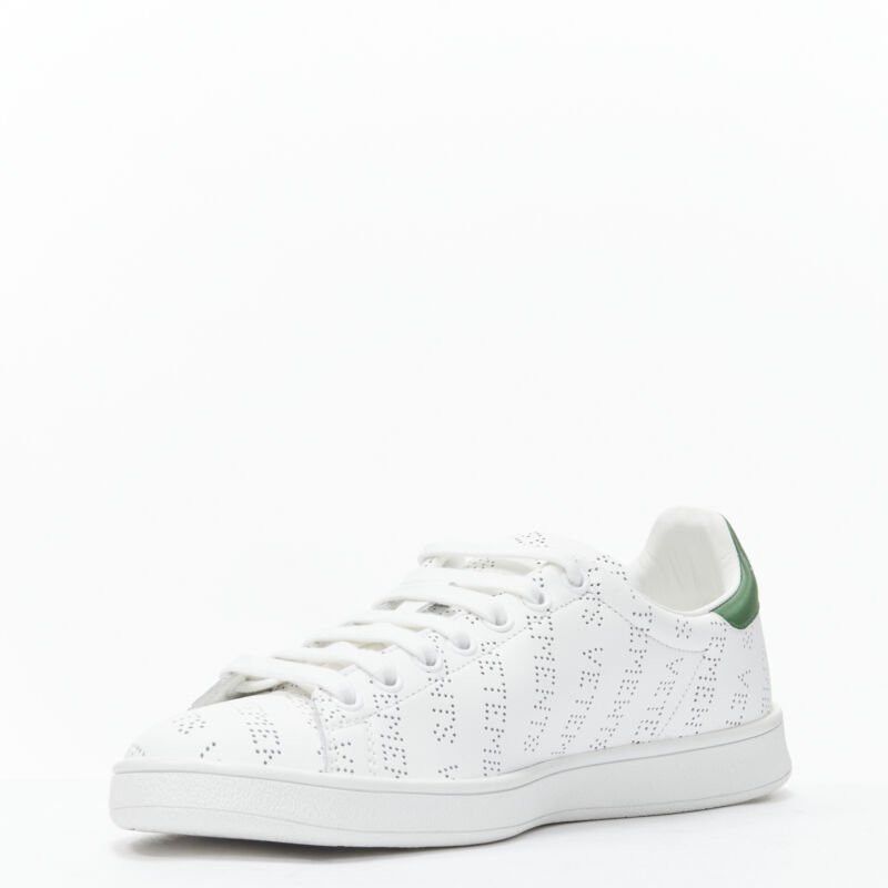 Vetements new VETEMENTS 2018 Demna logo perforated leather Stan Smith low sneaker EU38 Size US 8 / IT 38 - 4 Thumbnail