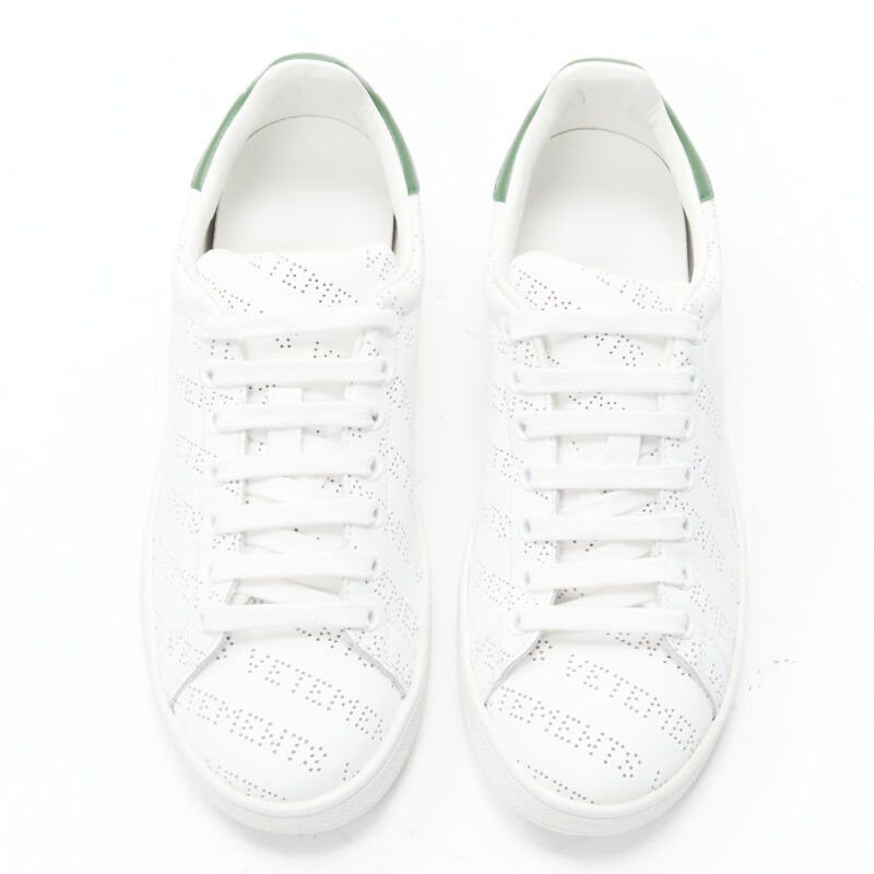 Vetements new VETEMENTS 2018 Demna logo perforated leather Stan Smith low sneaker EU38 Size US 8 / IT 38 - 3 Thumbnail