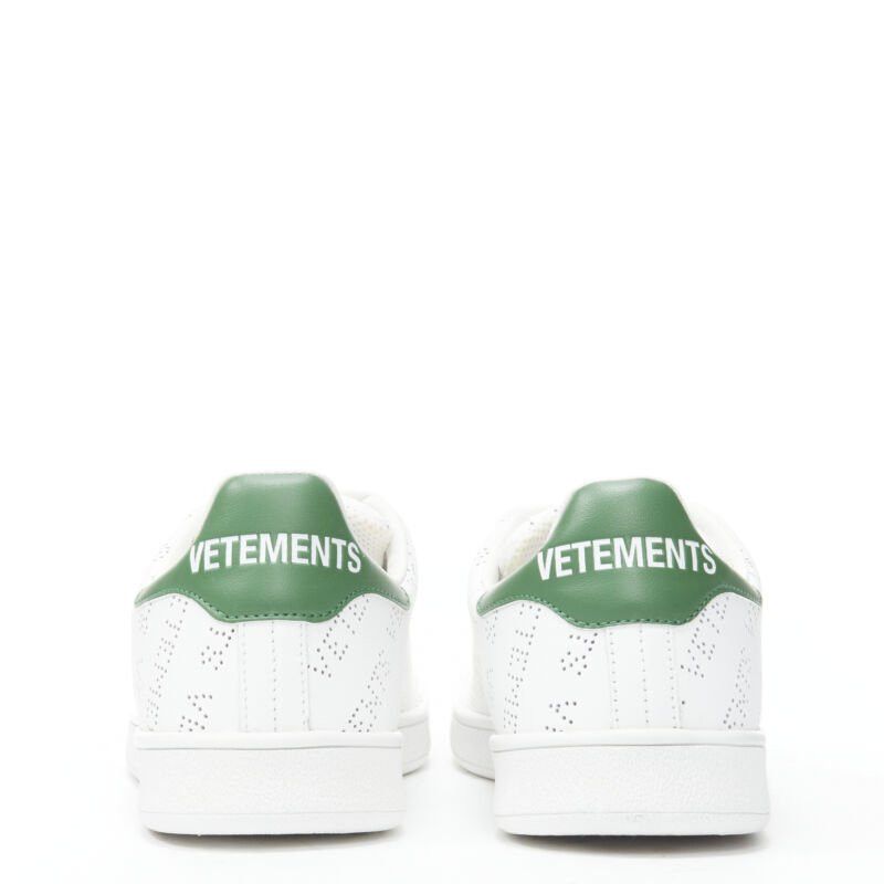 Vetements new VETEMENTS 2018 Demna logo perforated leather Stan Smith low sneaker EU38 Size US 8 / IT 38 - 5 Thumbnail