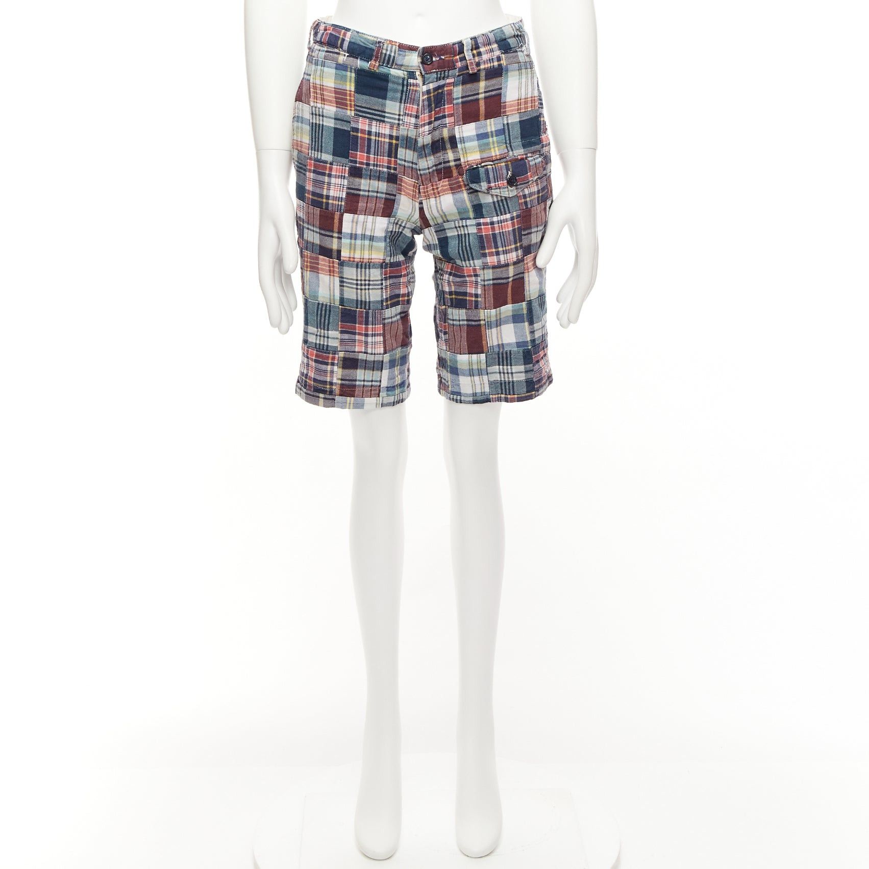 Engineered Garments ENGINEERED GARMENTS multicolor cotton checkered patchwork shorts 28" Size US 28 / EU 44 - 10 Thumbnail