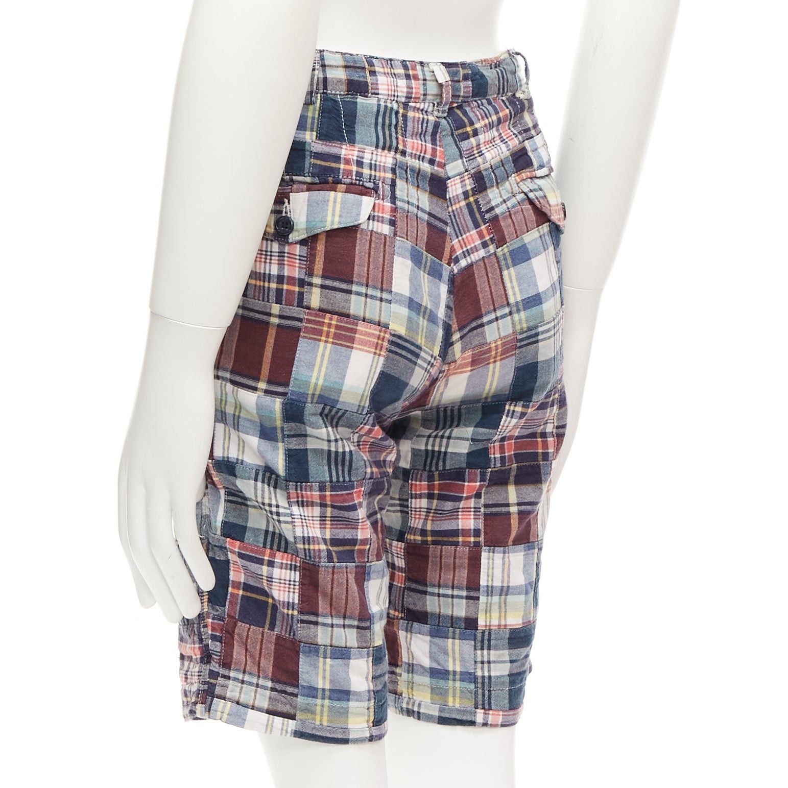 Engineered Garments ENGINEERED GARMENTS multicolor cotton checkered patchwork shorts 28" Size US 28 / EU 44 - 6 Thumbnail
