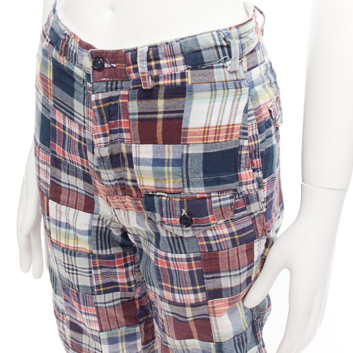 Engineered Garments ENGINEERED GARMENTS multicolor cotton checkered patchwork shorts 28" Size US 28 / EU 44 - 2 Thumbnail