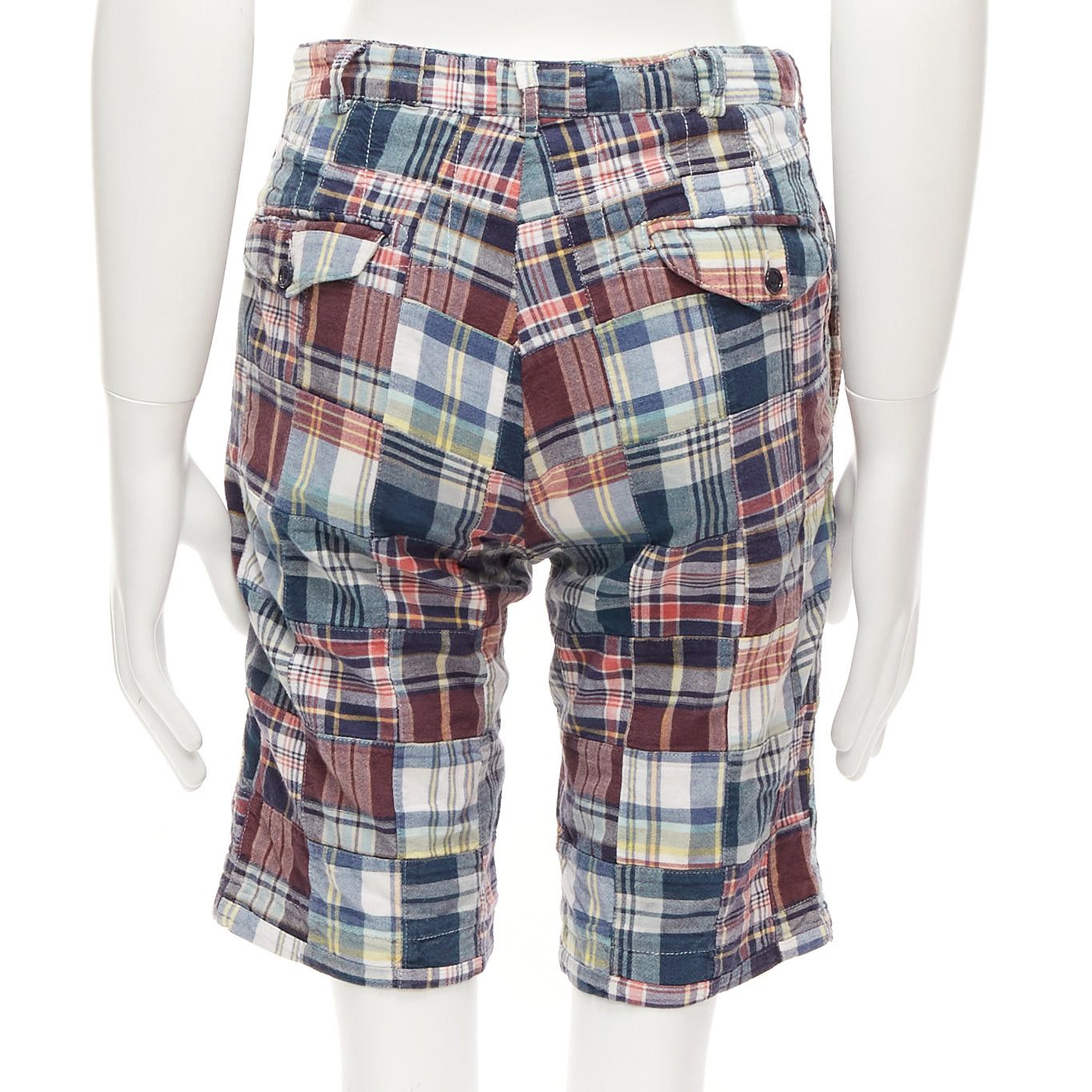 Engineered Garments ENGINEERED GARMENTS multicolor cotton checkered patchwork shorts 28" Size US 28 / EU 44 - 5 Thumbnail