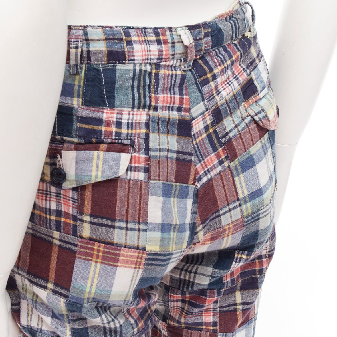 Engineered Garments ENGINEERED GARMENTS multicolor cotton checkered patchwork shorts 28" Size US 28 / EU 44 - 7 Thumbnail