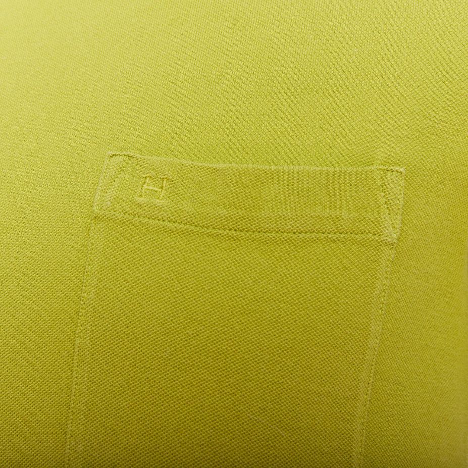 Hermes HERMES olive green cotton H logo crew neck pocket t-shirt top XS Size US XS / EU 42 / 0 - 2 Thumbnail