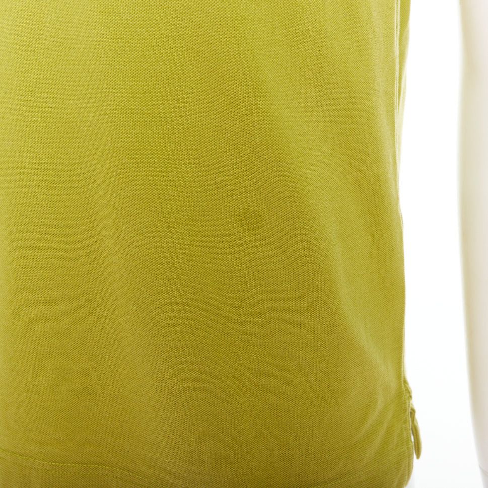 Hermes HERMES olive green cotton H logo crew neck pocket t-shirt top XS Size US XS / EU 42 / 0 - 7 Thumbnail