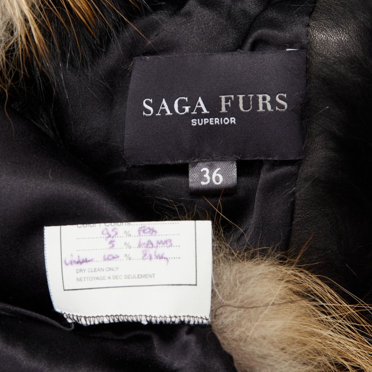 Other QUENTIN VERON black brown bicolor lamb fur bolero vest jacket FR36 S Size S / US 4 / IT 40 - 8 Thumbnail