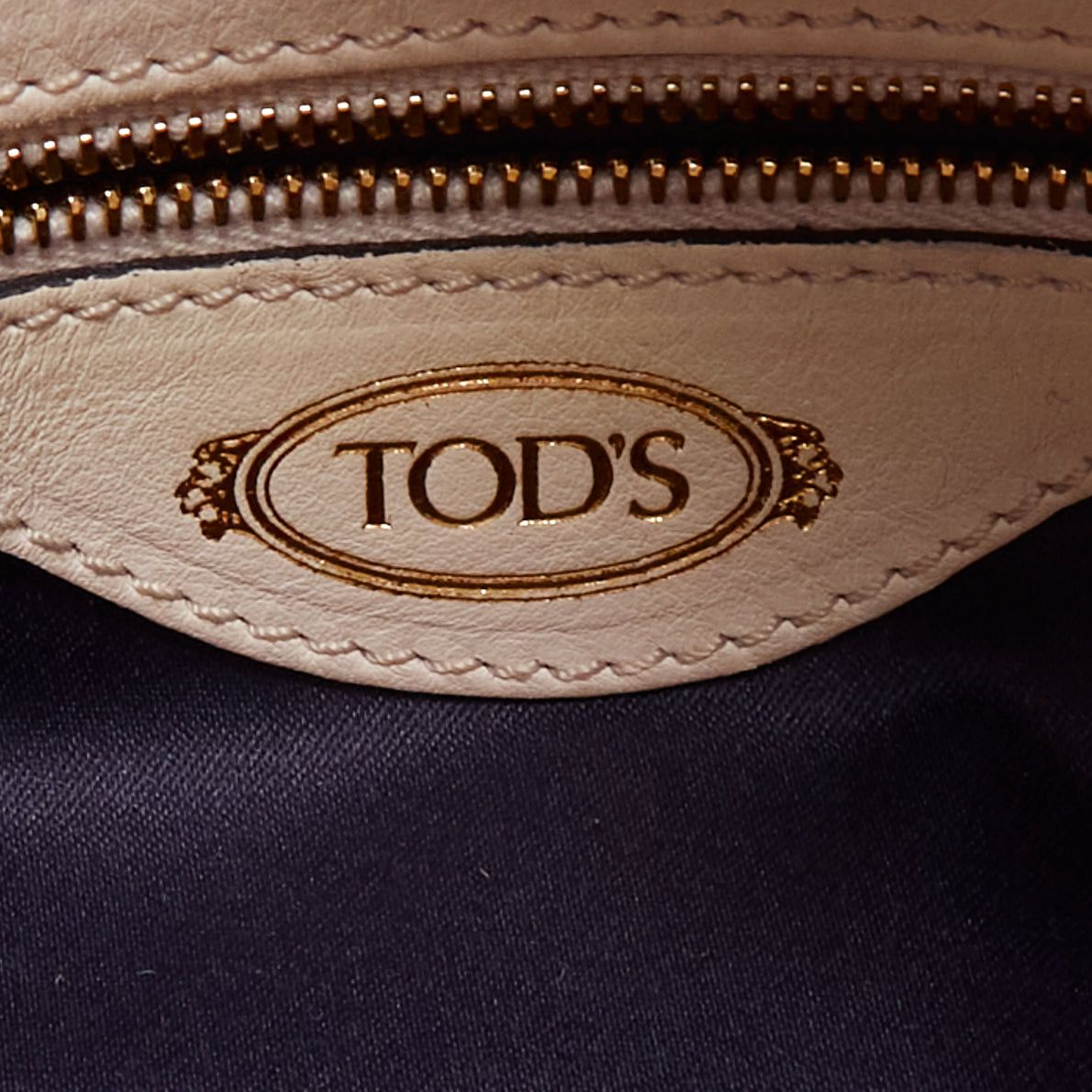 Tod's TOD'S D Cube Bauletto cream blue fur white leather GHW bowler bag Size ONE SIZE - 10 Thumbnail