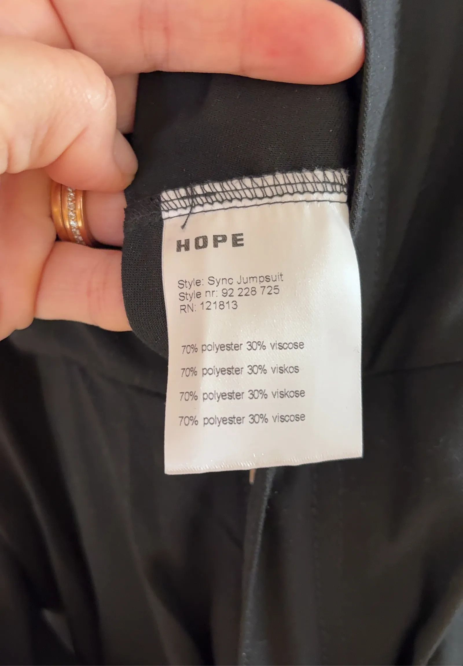 Hope Hope Jumpsuit Size 27" / US 4 / IT 40 - 3 Thumbnail