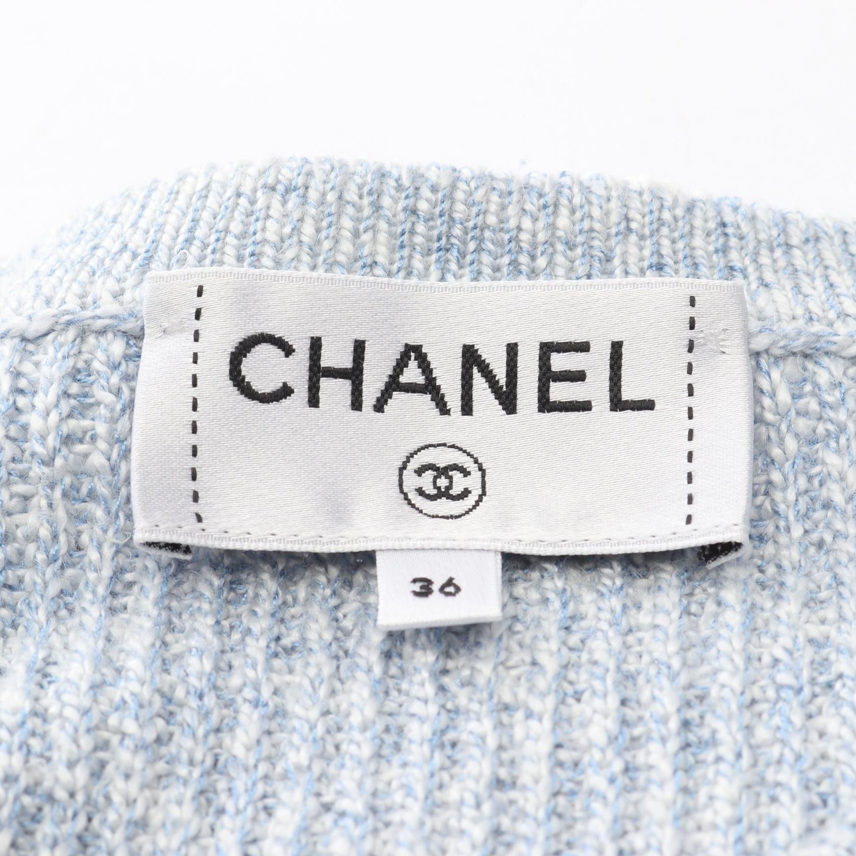 Chanel Chanel Chanel P74623K10706 Silk Cupro Cardigan Others Tops P74623K10706 DUTY FREE for USA Size ONE SIZE - 3 Thumbnail