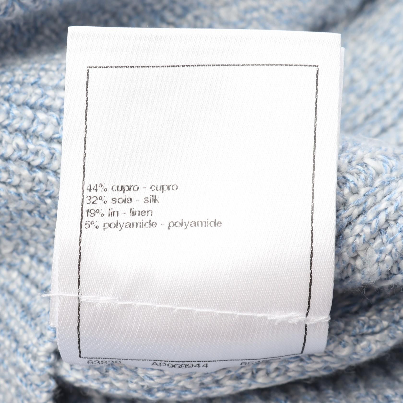 Chanel Chanel Chanel P74623K10706 Silk Cupro Cardigan Others Tops P74623K10706 DUTY FREE for USA Size ONE SIZE - 5 Thumbnail
