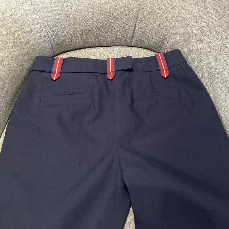 Vivienne Westwood Vivienne Westwood Women's Wool Casual Pants in Navy 0089 Size 32" / US 10 / IT 46 - 9 Thumbnail