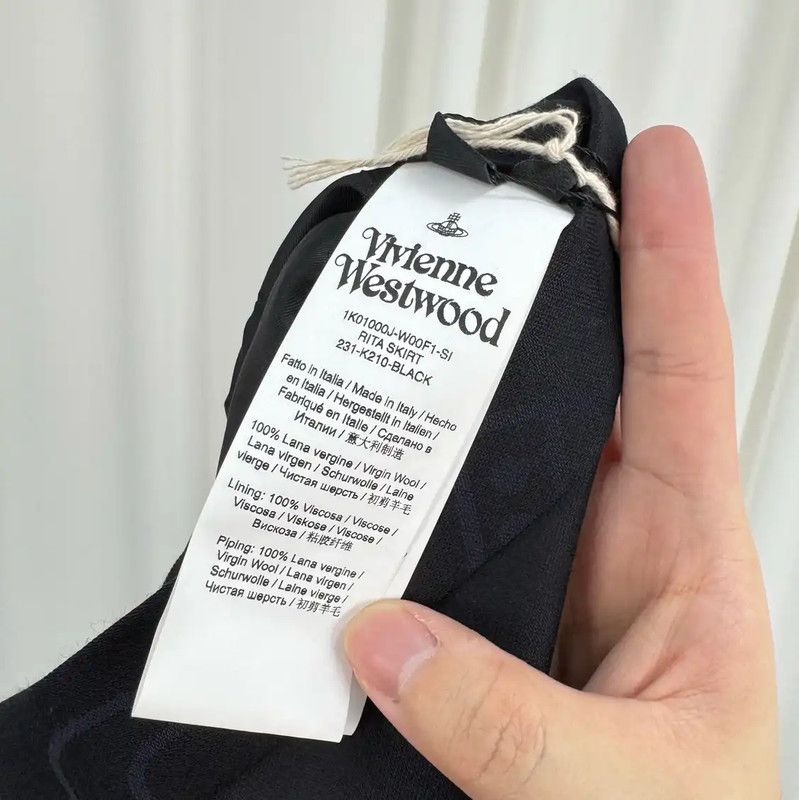 Vivienne Westwood Vivienne Westwood A-Line Skirt in Black 0089 Size 28" / US 6 / IT 42 - 6 Thumbnail