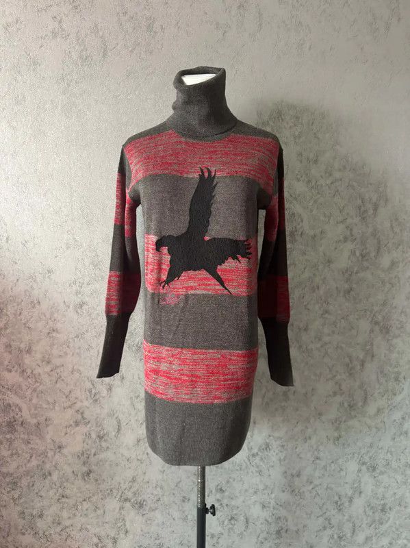Vivienne Westwood Vivienne Westwood Colorblock Knit Sweater for Women 0089 Size M / US 6-8 / IT 42-44 - 3 Thumbnail