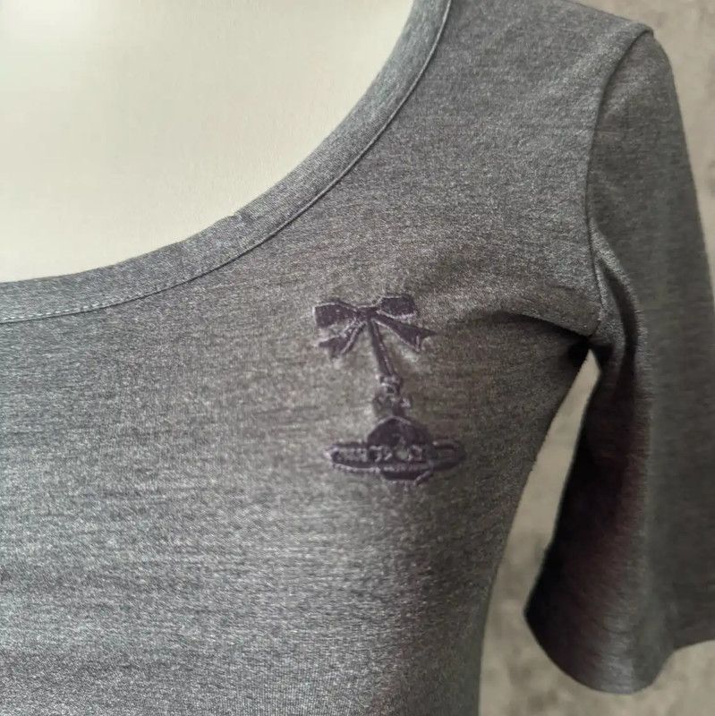 Vivienne Westwood Vivienne Westwood Gray Short Sleeve T-Shirt 0089 Size M / US 6-8 / IT 42-44 - 4 Thumbnail