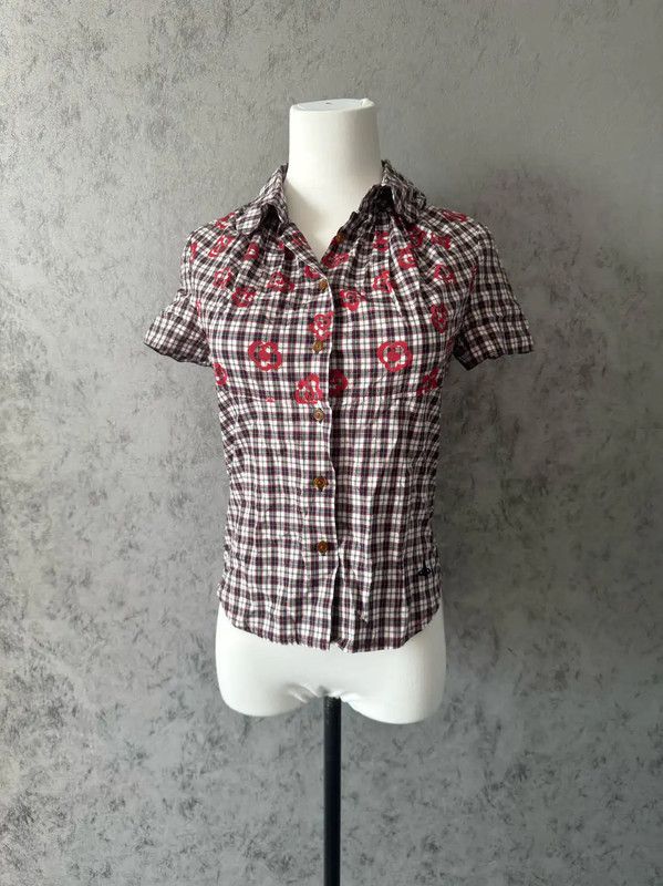 Vivienne Westwood Vivienne Westwood Short Sleeve Checked Shirt 0089 Size S / US 4 / IT 40 - 2 Thumbnail