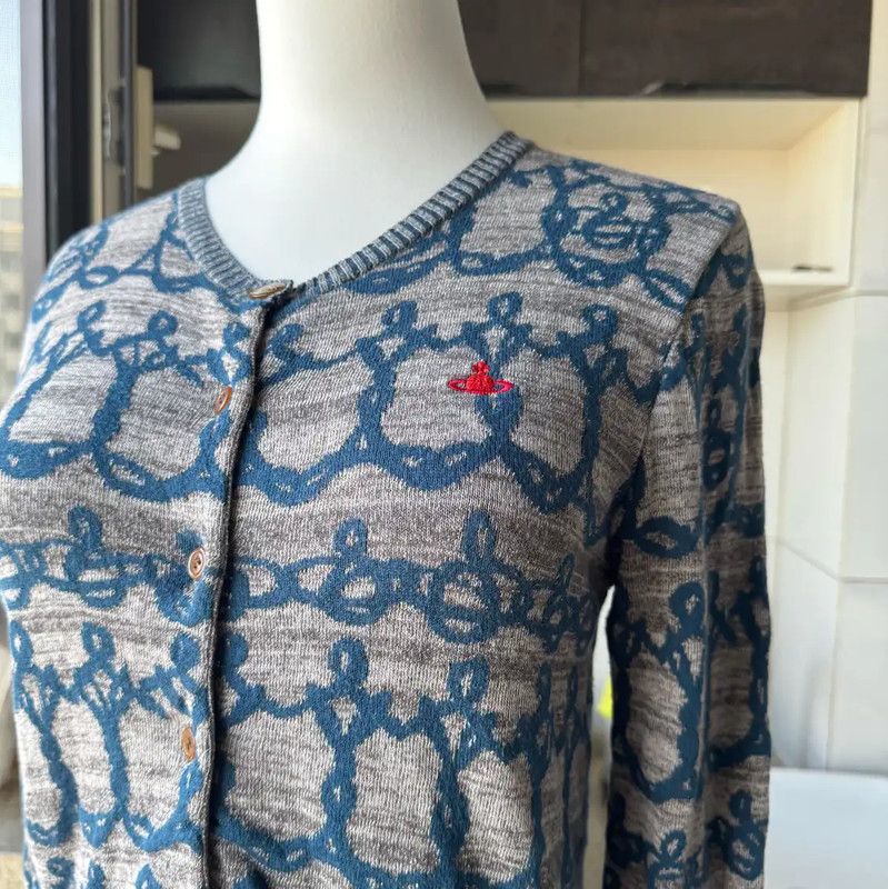 Vivienne Westwood Vivienne Westwood Colorful Knit Women's Cardigan 0089 Size M / US 6-8 / IT 42-44 - 2 Thumbnail