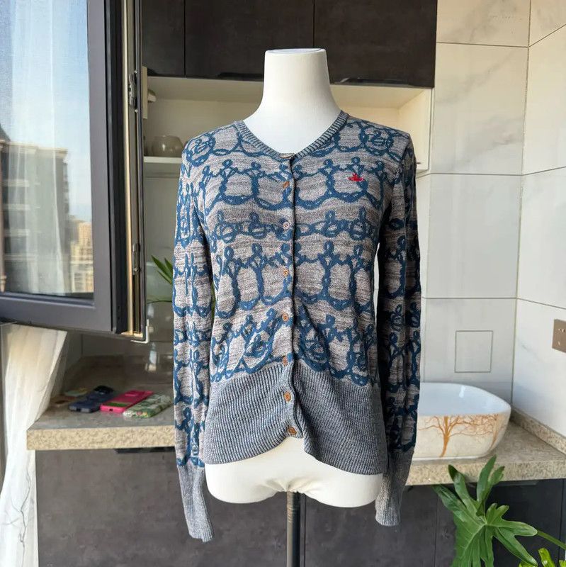 Vivienne Westwood Vivienne Westwood Colorful Knit Women's Cardigan 0089 Size M / US 6-8 / IT 42-44 - 3 Thumbnail