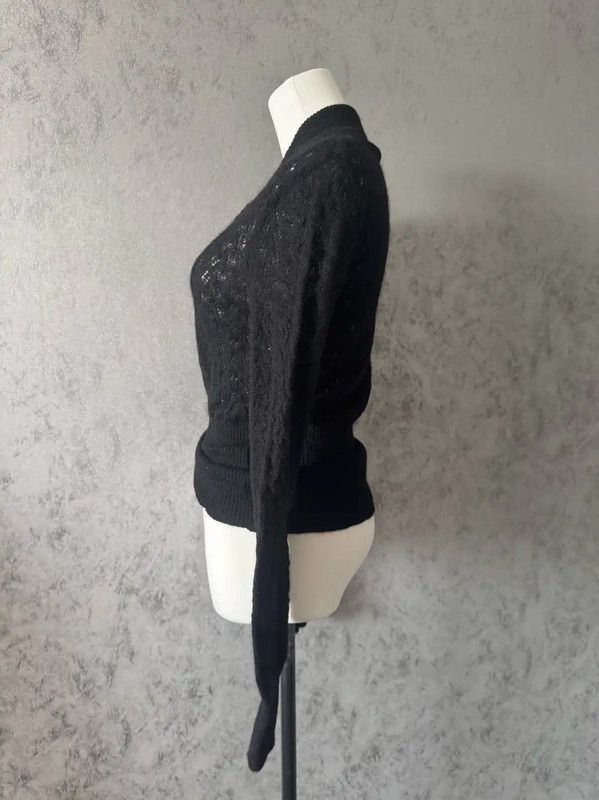 Vivienne Westwood Vivienne Westwood Black Long Sleeve Knit Sweater 0089 Size M / US 6-8 / IT 42-44 - 4 Thumbnail