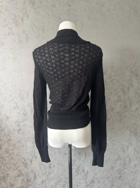 Vivienne Westwood Vivienne Westwood Black Long Sleeve Knit Sweater 0089 Size M / US 6-8 / IT 42-44 - 5 Thumbnail