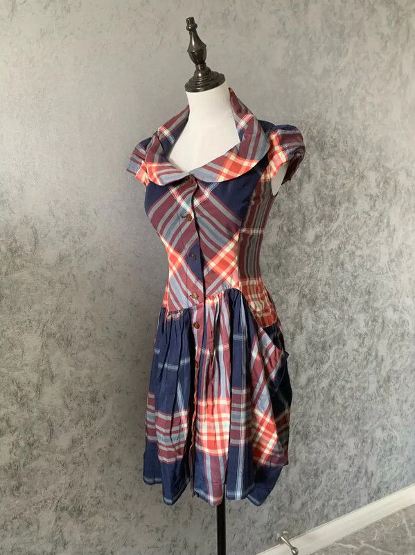 Vivienne Westwood Vivienne Westwood Colorful Cotton Dress for Women 0089 Size M / US 6-8 / IT 42-44 - 4 Thumbnail