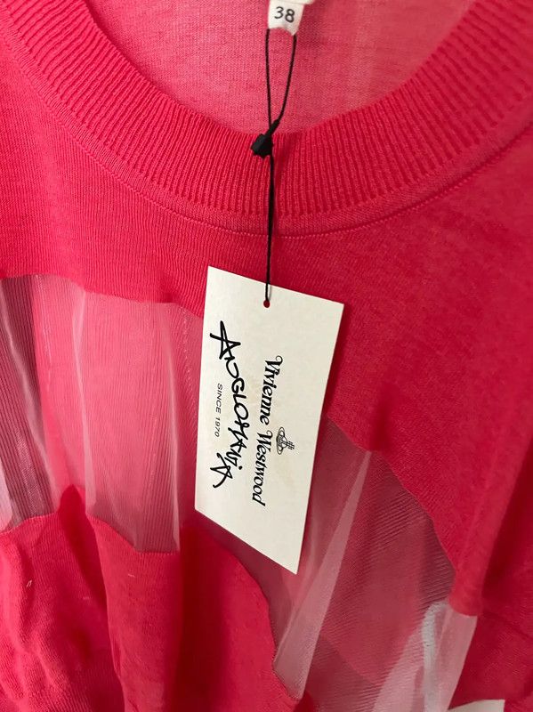 Vivienne Westwood Vivienne Westwood Women's Red Pullover Sweater 0089 Size M / US 6-8 / IT 42-44 - 6 Thumbnail