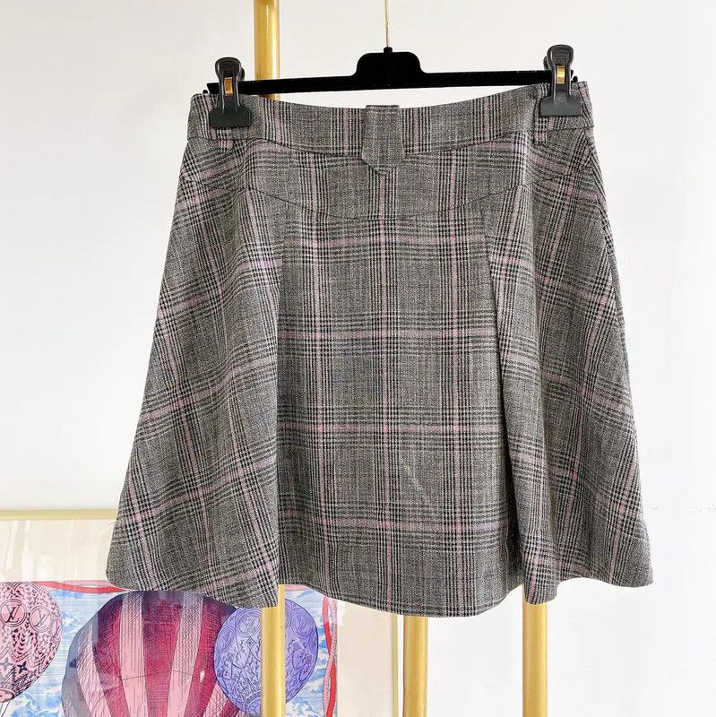 Vivienne Westwood Vivienne Westwood Plaid Grey Skirt for Summer 0089 Size 30" / US 8 / IT 44 - 2 Thumbnail