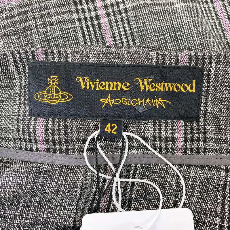Vivienne Westwood Vivienne Westwood Plaid Grey Skirt for Summer 0089 Size 30" / US 8 / IT 44 - 6 Thumbnail