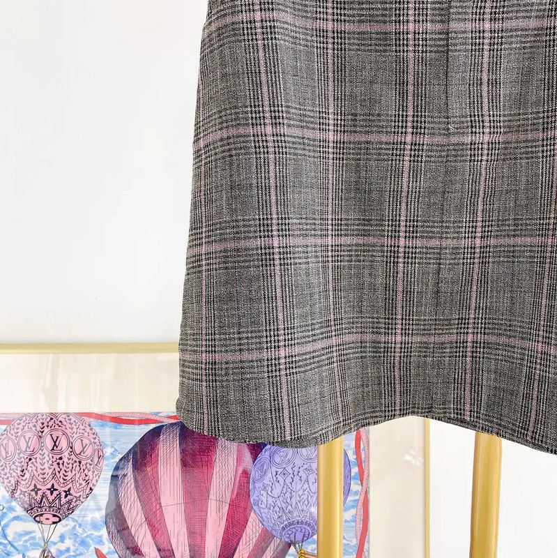 Vivienne Westwood Vivienne Westwood Plaid Grey Skirt for Summer 0089 Size 30" / US 8 / IT 44 - 3 Thumbnail
