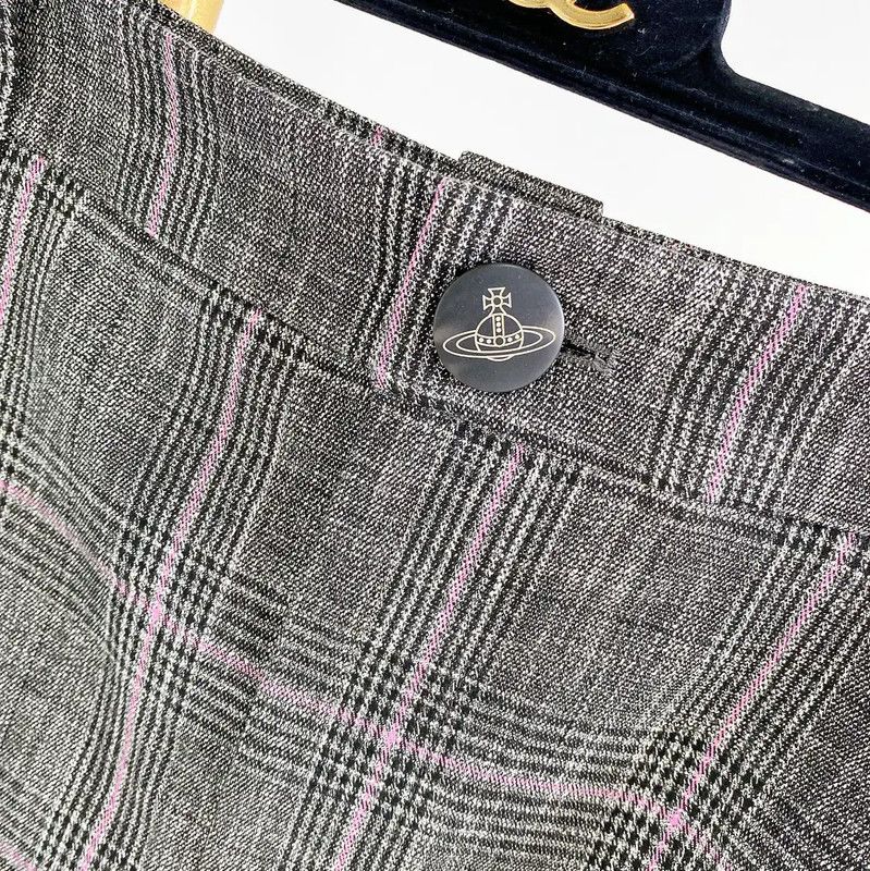 Vivienne Westwood Vivienne Westwood Plaid Grey Skirt for Summer 0089 Size 30" / US 8 / IT 44 - 5 Thumbnail
