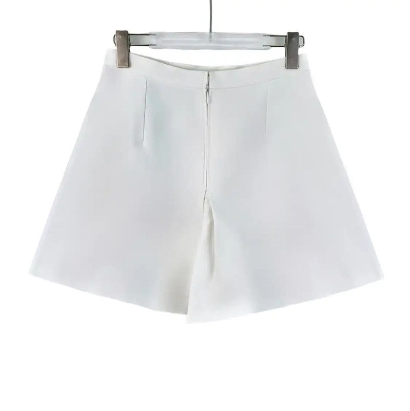Dior Dior White Cotton Women's Shorts 0089 Size 23" - 2 Thumbnail