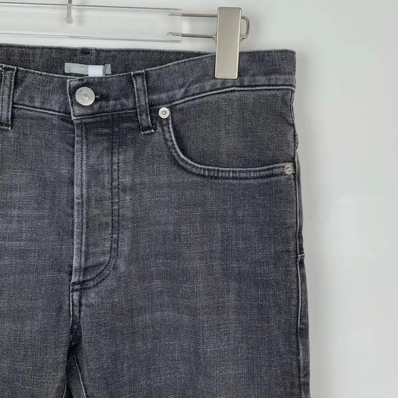 Dior Dior Black Grey Cotton Women's Jeans 0089 Size 23" - 3 Thumbnail