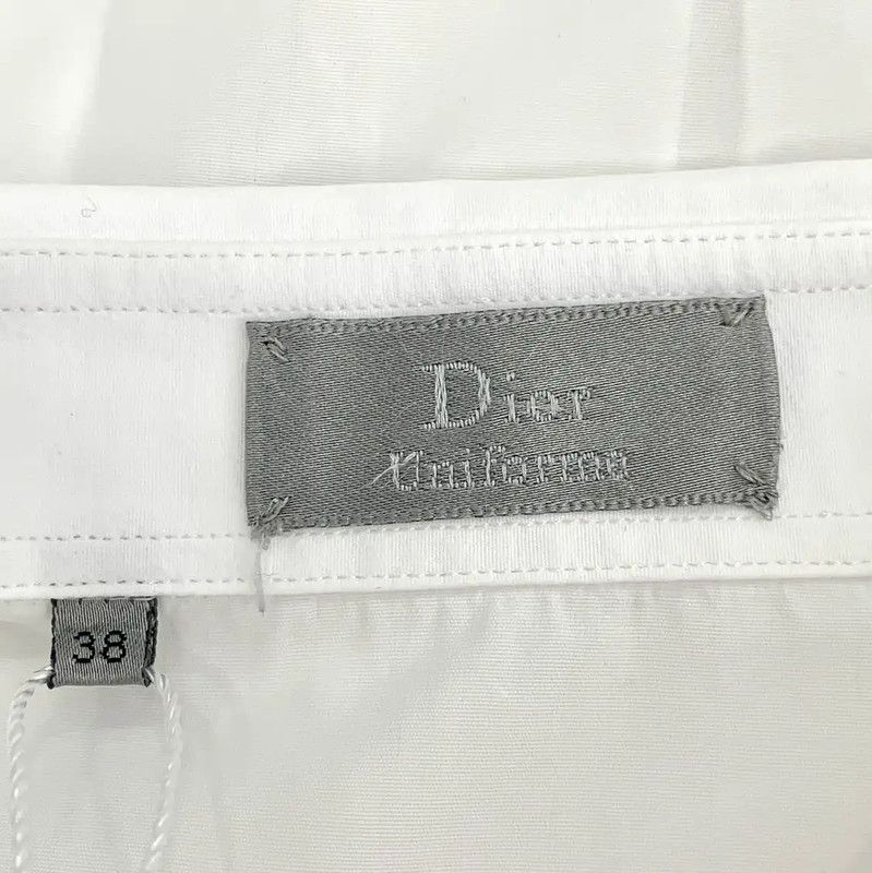Dior Dior Women's White Cotton Shirt Size S 0089 Size S / US 4 / IT 40 - 5 Thumbnail