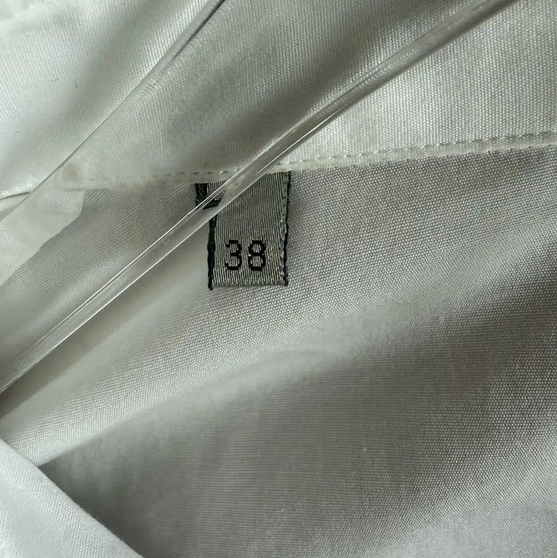 Dior Dior White Cotton Women's Shirt 0089 Size ONE SIZE - 3 Thumbnail
